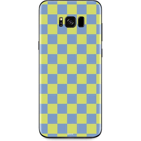 Neon Checkered Galaxy S8 Plus Skin